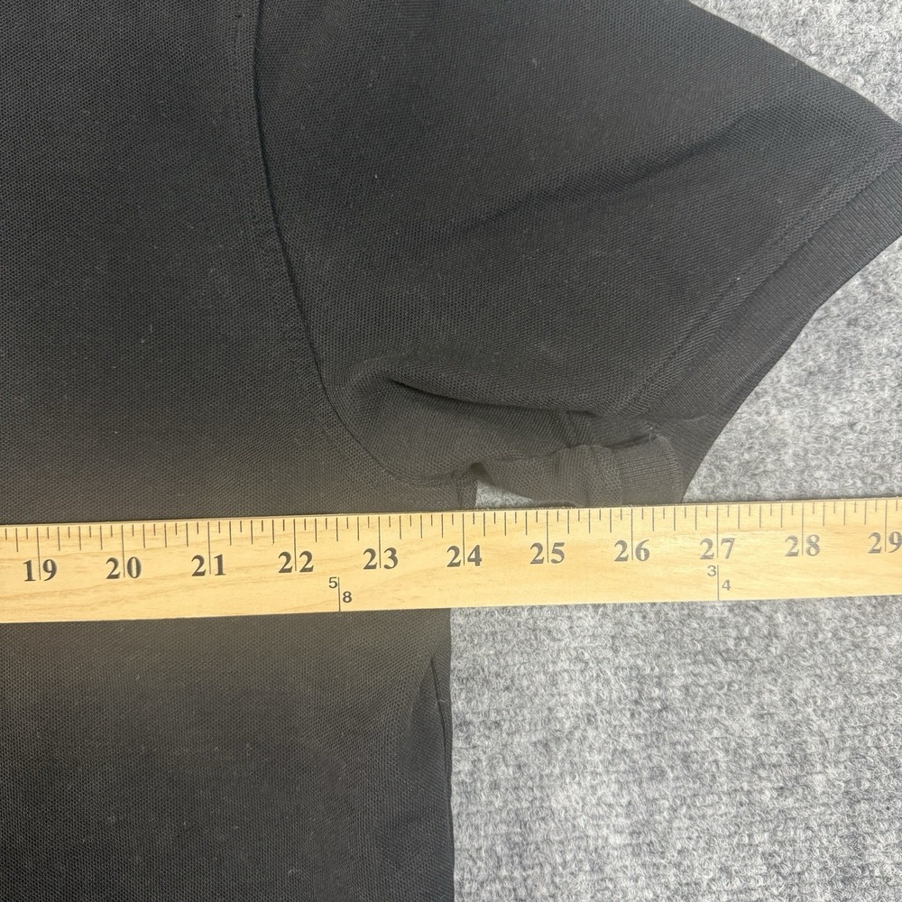 Tommy Hilfiger Mens Regular Fit Short Sleeve Cotton Polo Shirt Black Sz XXL Logo - Picture 3 of 5